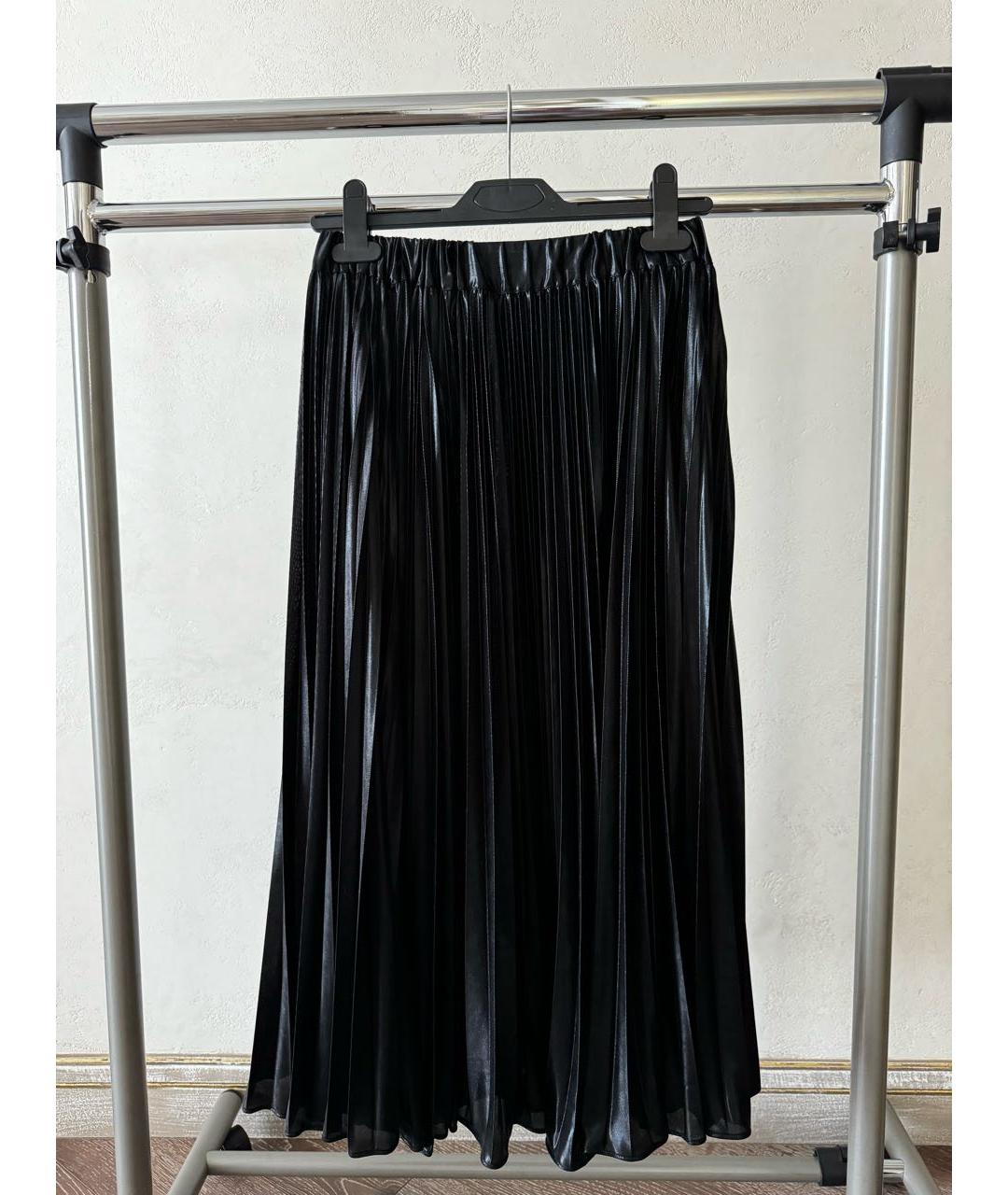 MICHAEL KORS Черная полиэстеровая юбка миди, фото 2