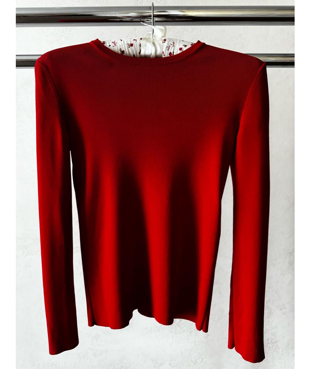 BALENCIAGA Красный вискозный джемпер / свитер, фото 5