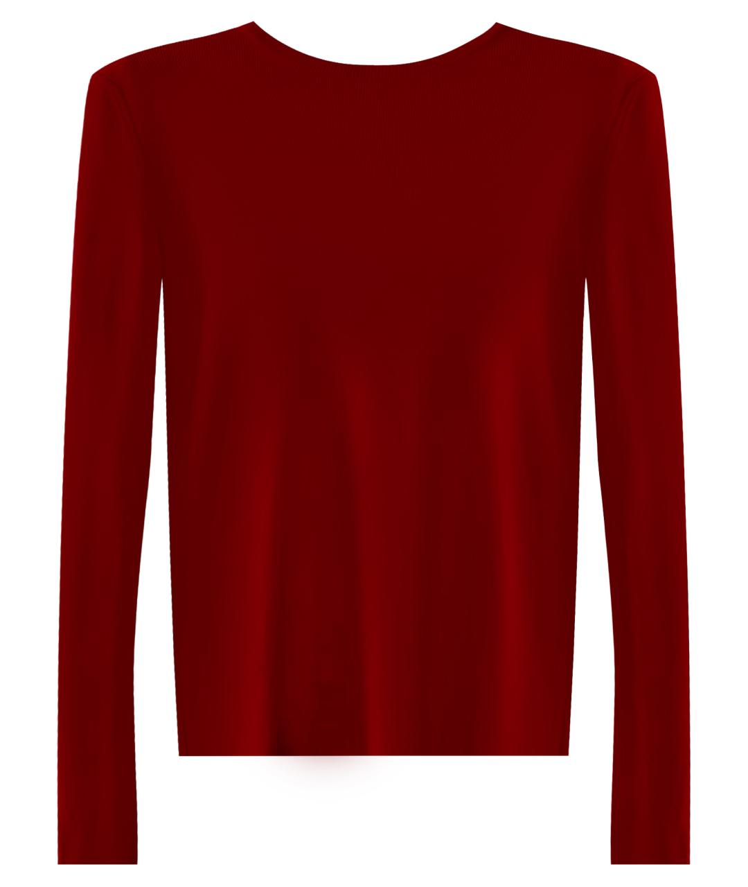 BALENCIAGA Красный вискозный джемпер / свитер, фото 1