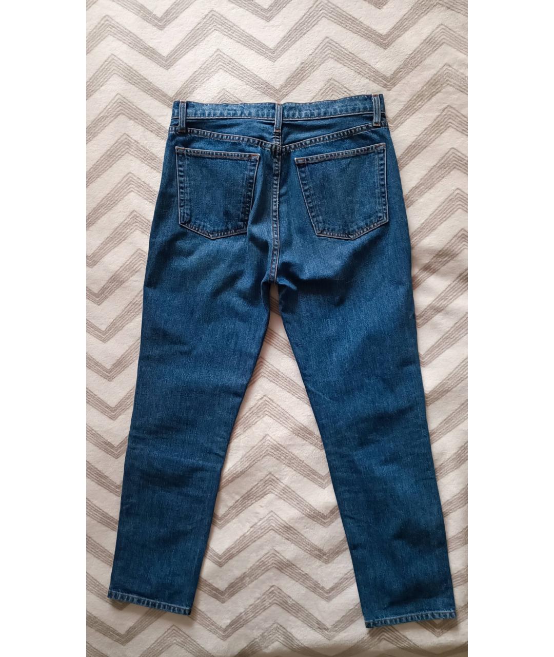 REFORMATION Темно-синие джинсы слим, фото 2