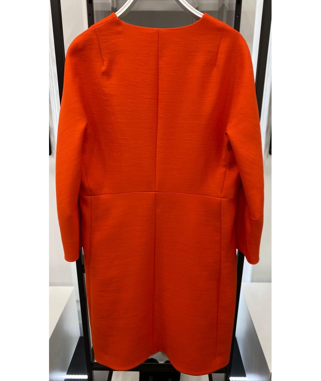 YVES SALOMON Оранжевое шерстяное пальто, фото 2