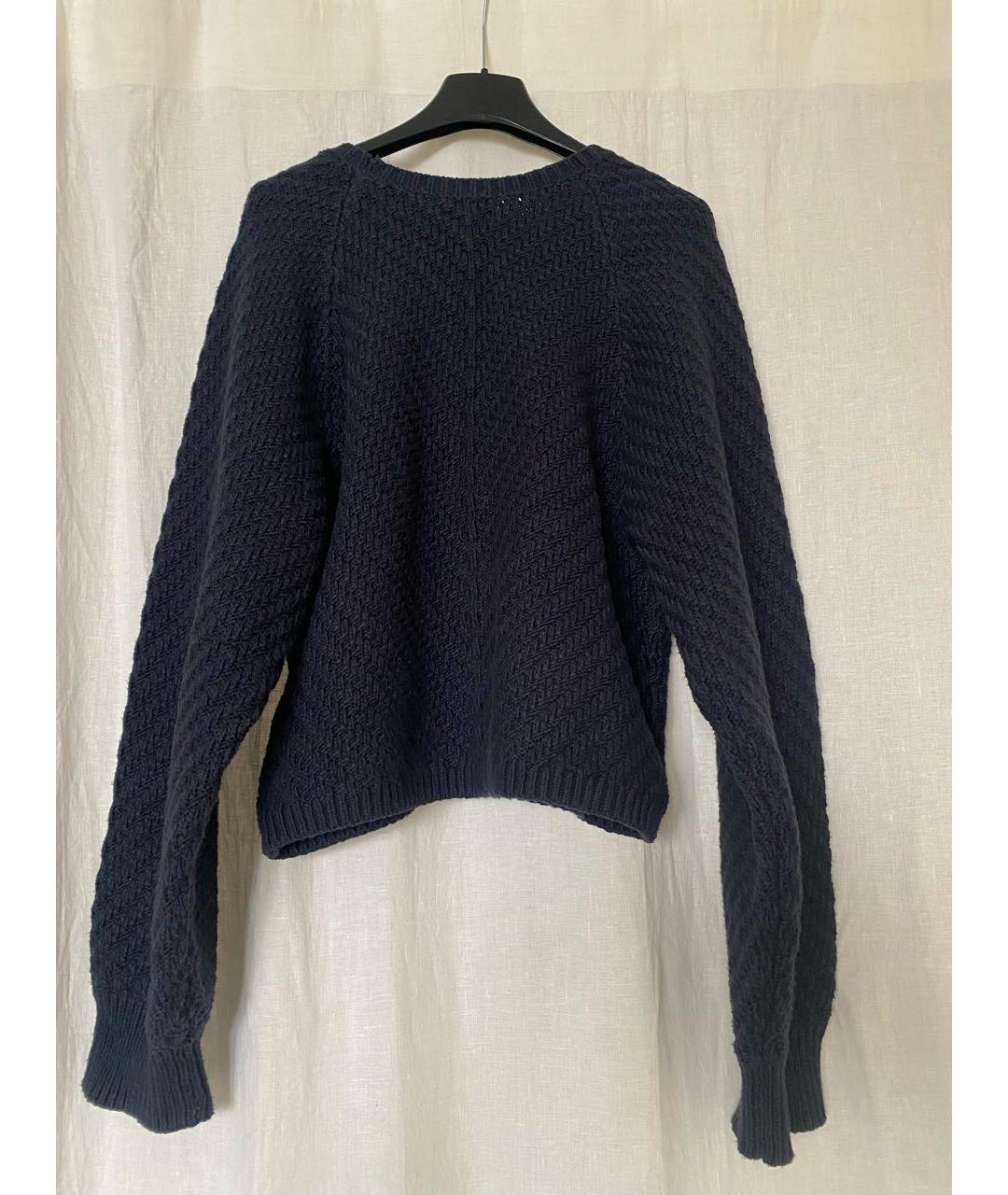 EQUIPMENT Темно-синий кашемировый джемпер / свитер, фото 2