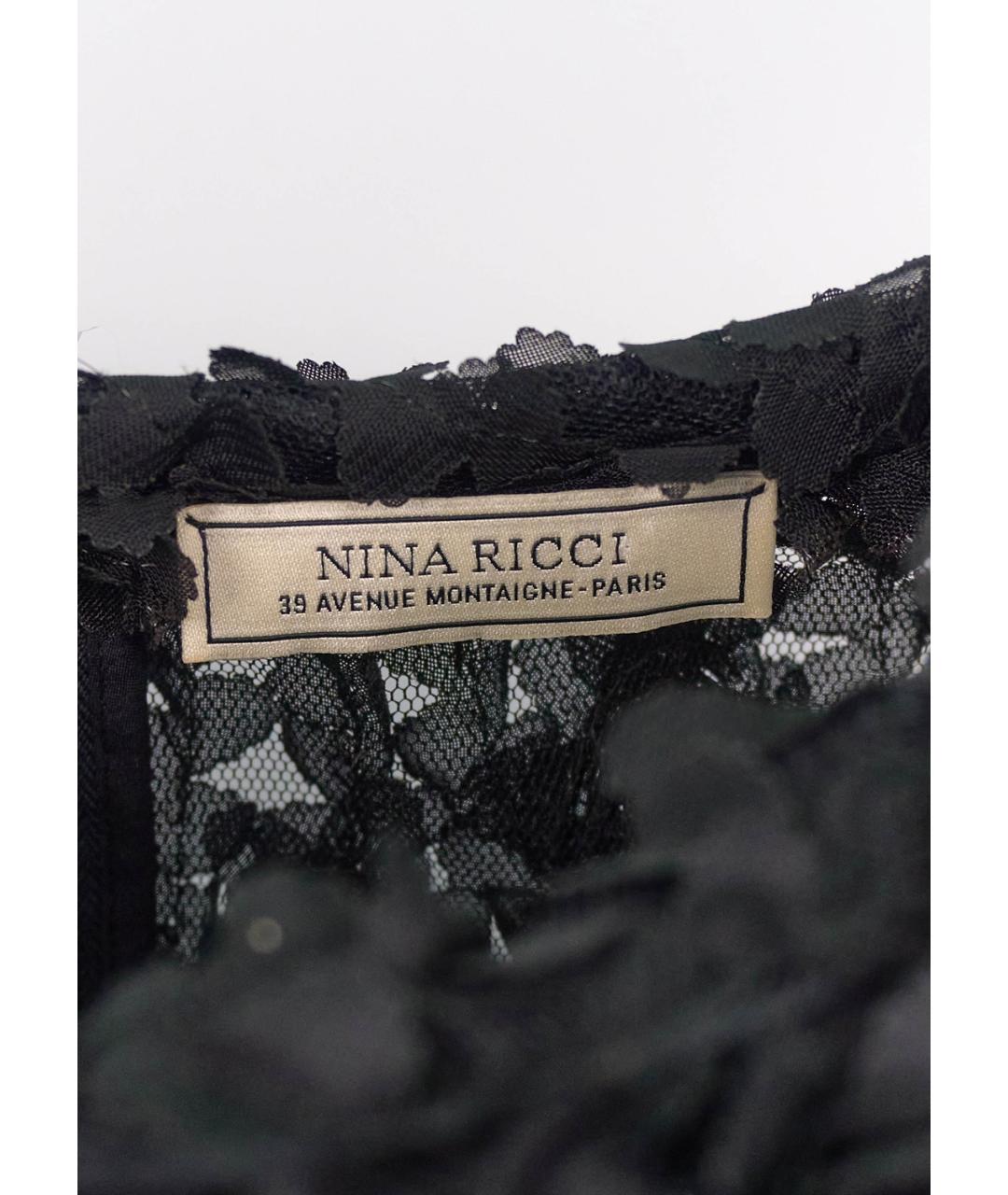 NINA RICCI Черная майка, фото 4