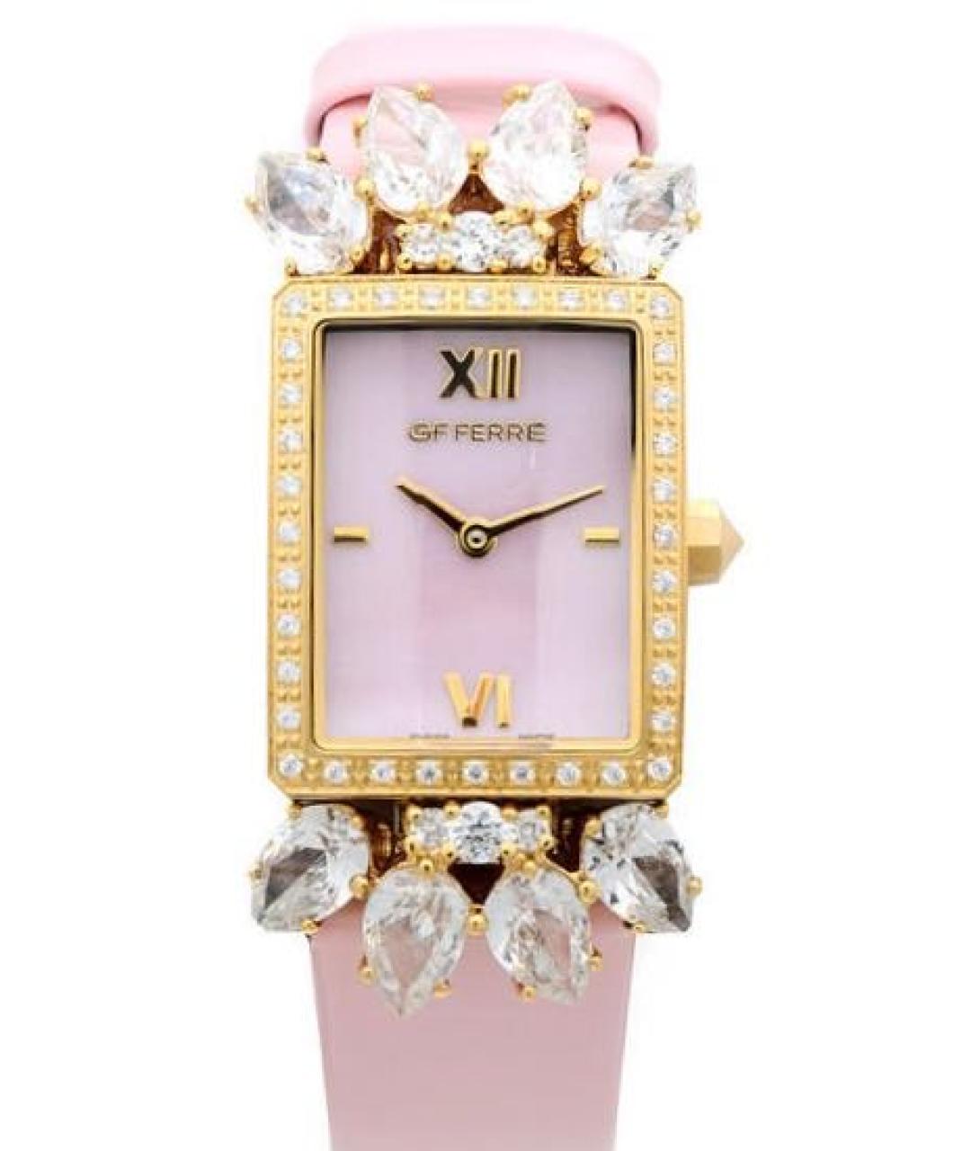 GIANFRANCO FERRE Розовые металлические часы, фото 6