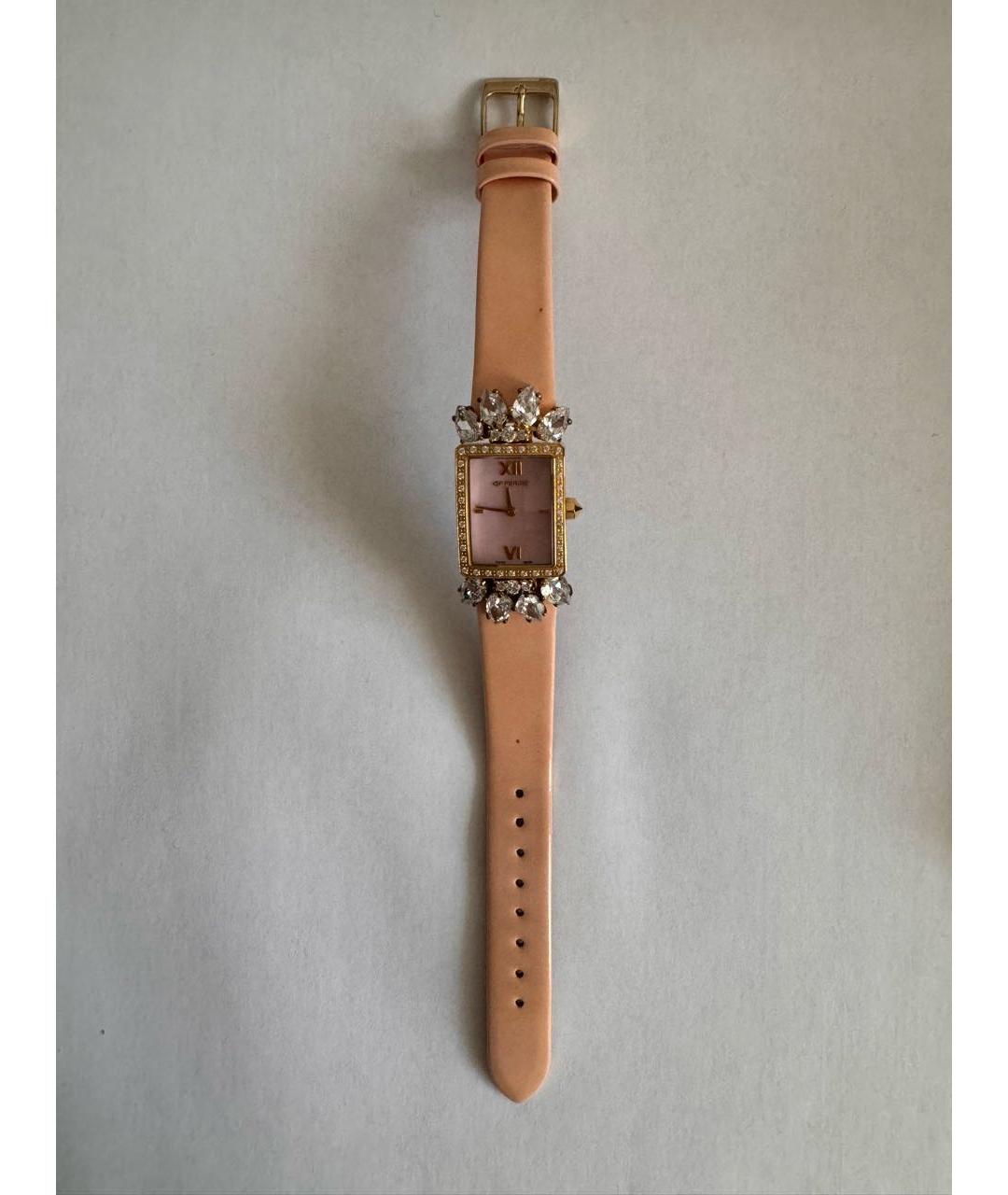 GIANFRANCO FERRE Розовые металлические часы, фото 3