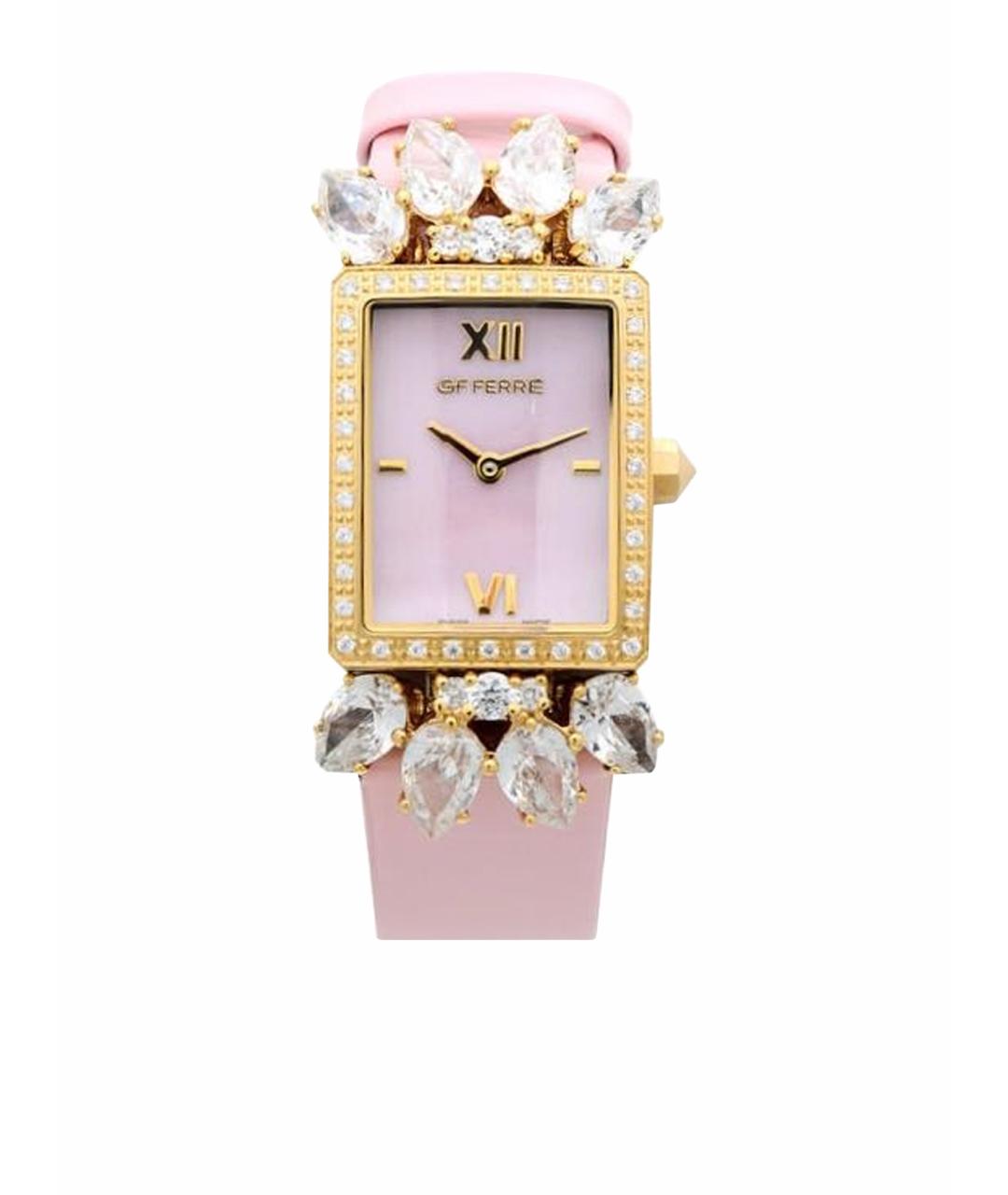 GIANFRANCO FERRE Розовые металлические часы, фото 1