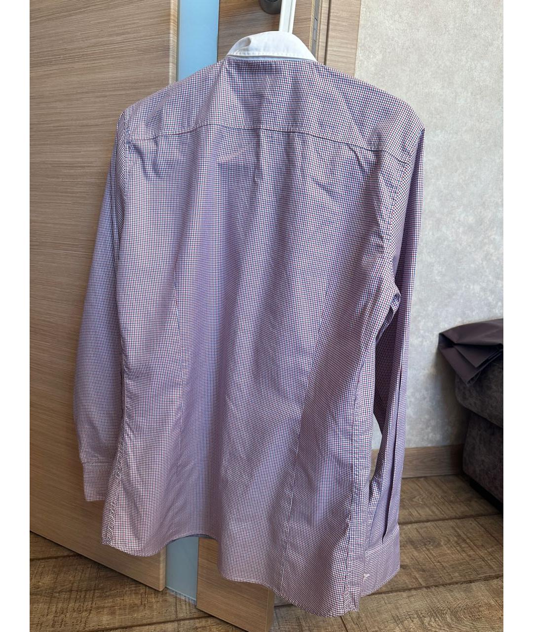 DSQUARED2 Фиолетовая хлопковая кэжуал рубашка, фото 2