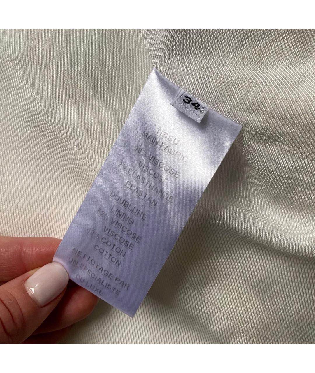 BALMAIN Белый вискозный жакет/пиджак, фото 2