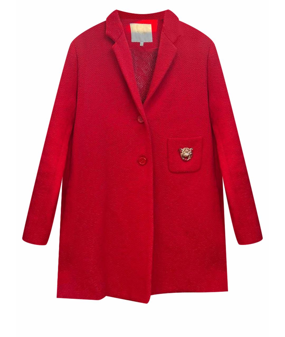 MAJE Красный хлопковый жакет/пиджак, фото 1