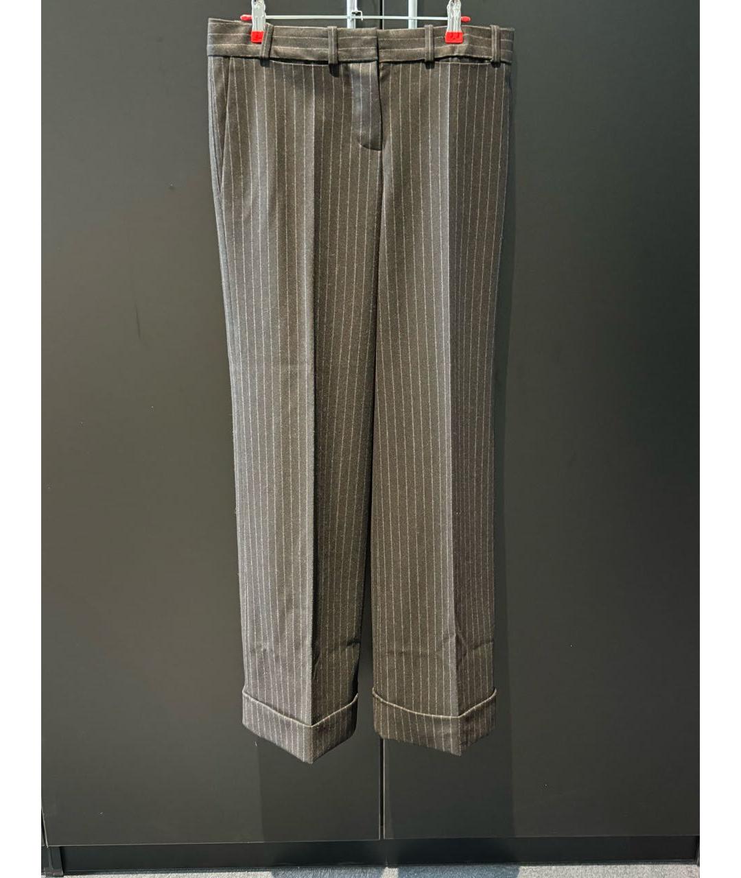 CHLOE Коричневые брюки широкие, фото 6