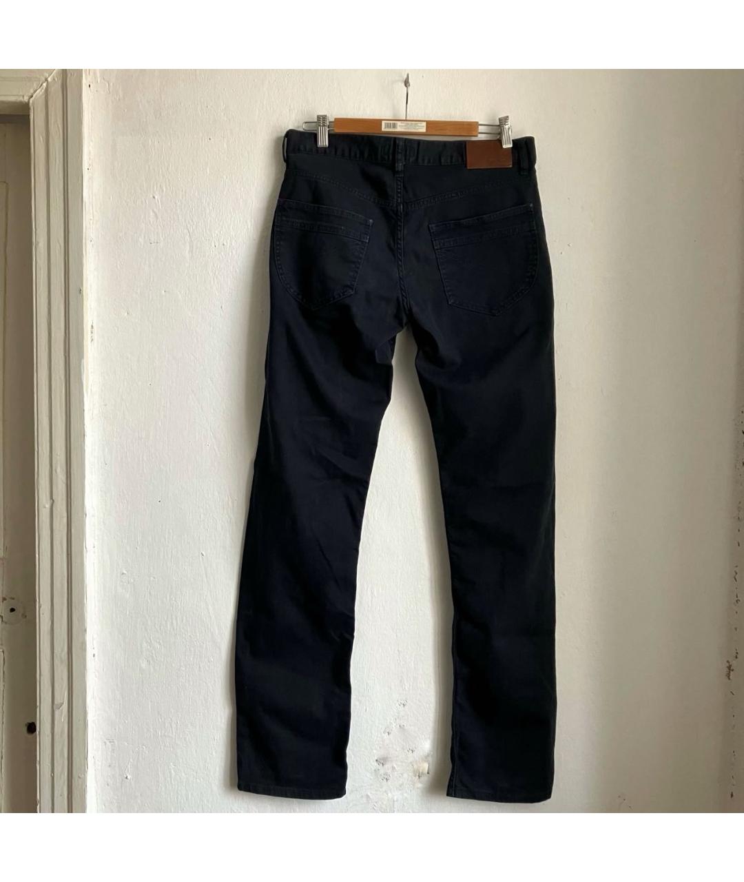 ZEGNA SPORT Темно-синие хлопковые джинсы скинни, фото 2