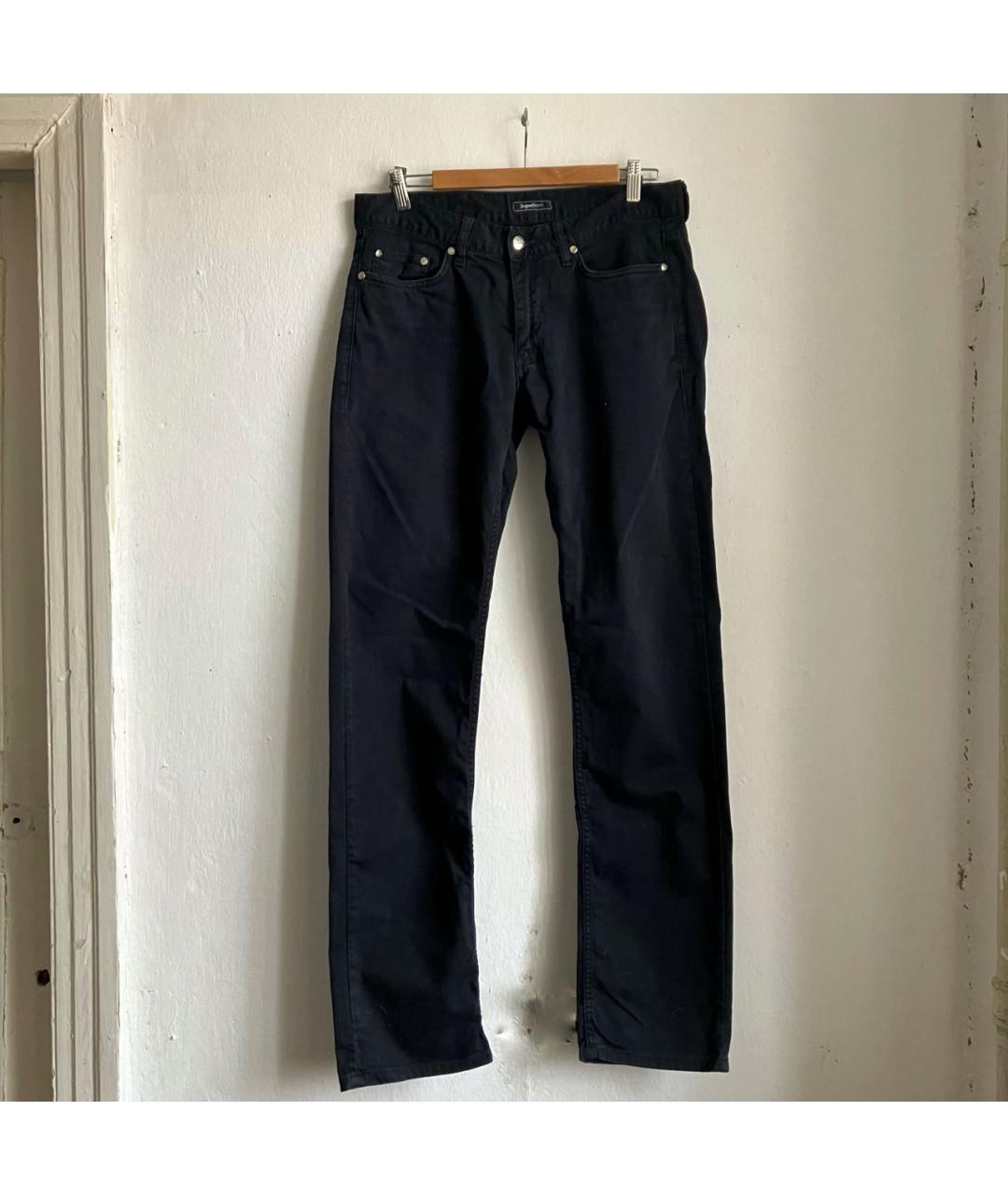 ZEGNA SPORT Темно-синие хлопковые джинсы скинни, фото 5