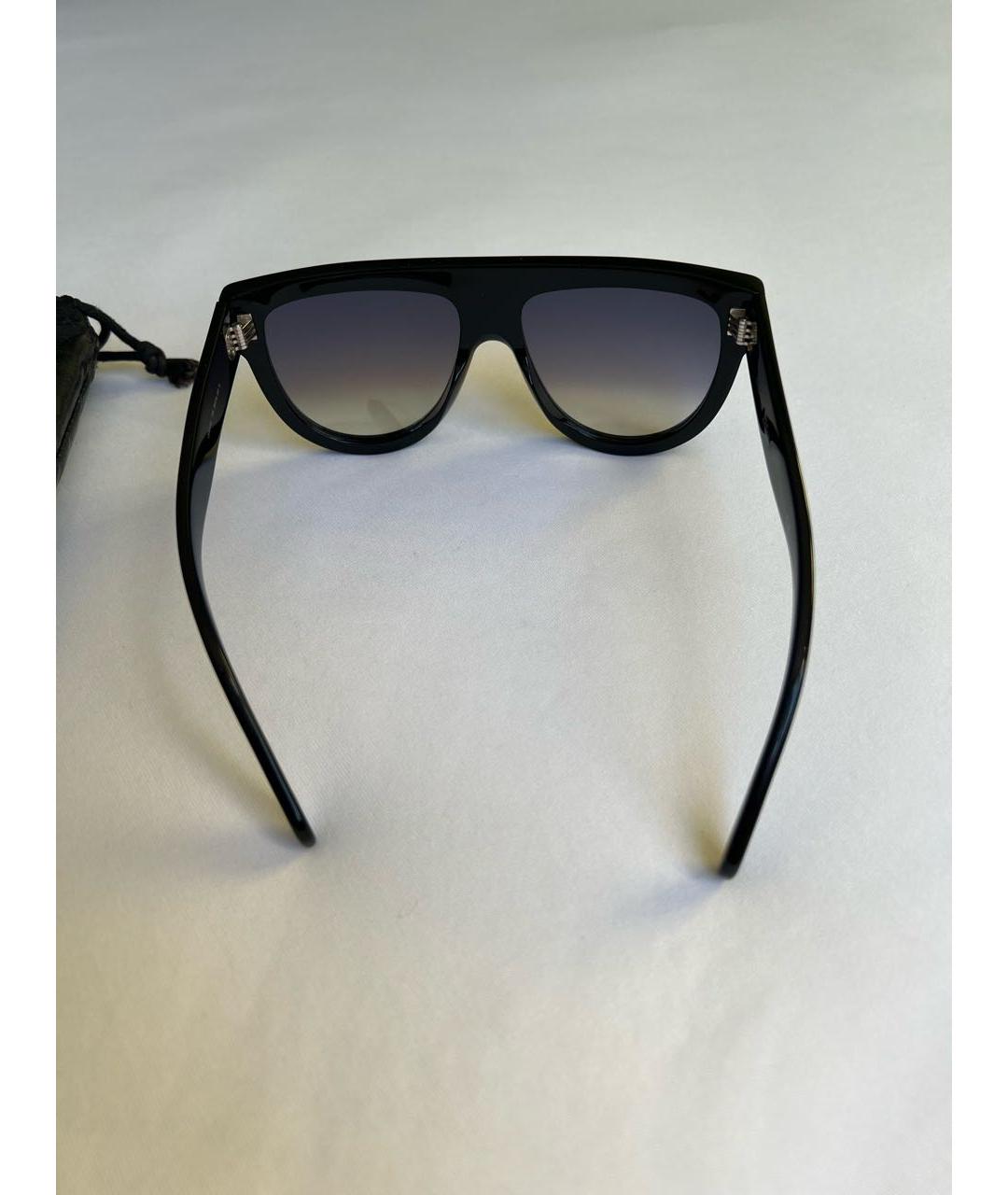 CELINE Черные пластиковые солнцезащитные очки, фото 4