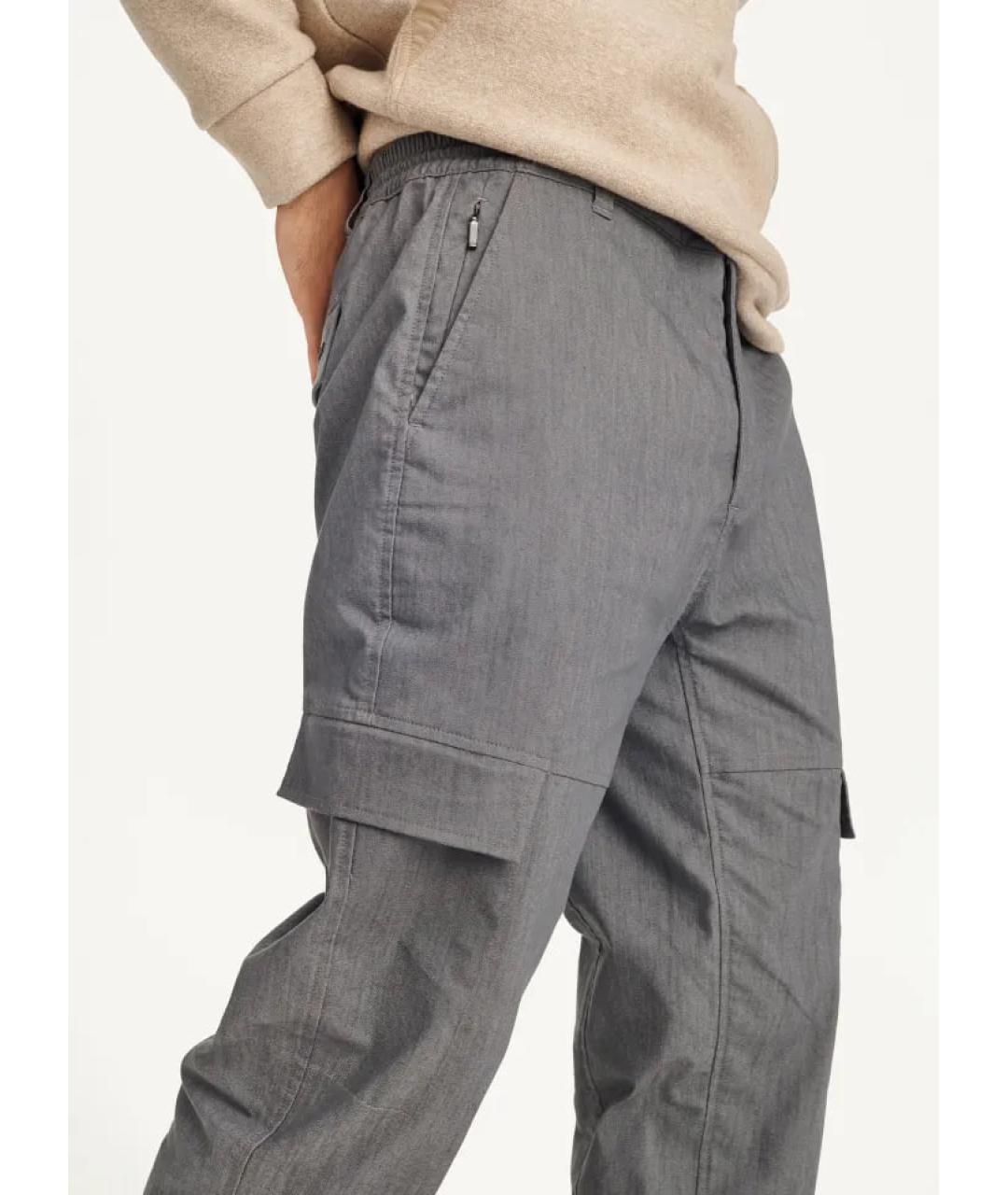 DKNY Серые повседневные брюки, фото 5