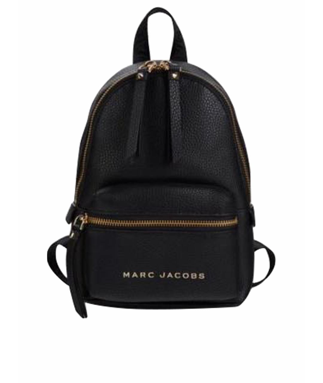 MARC JACOBS Черный кожаный рюкзак, фото 1