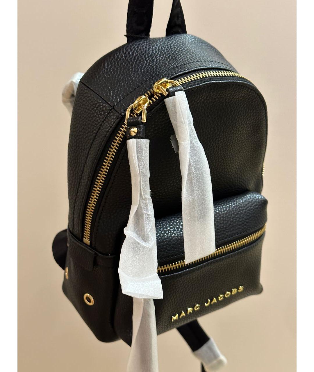 MARC JACOBS Черный кожаный рюкзак, фото 2