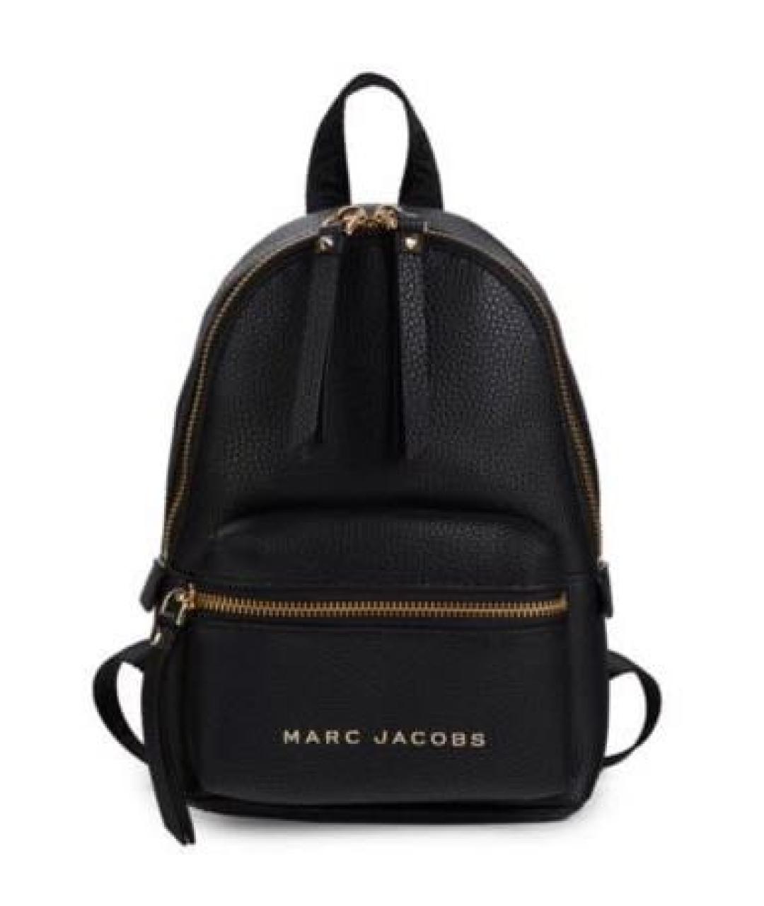 MARC JACOBS Черный кожаный рюкзак, фото 9