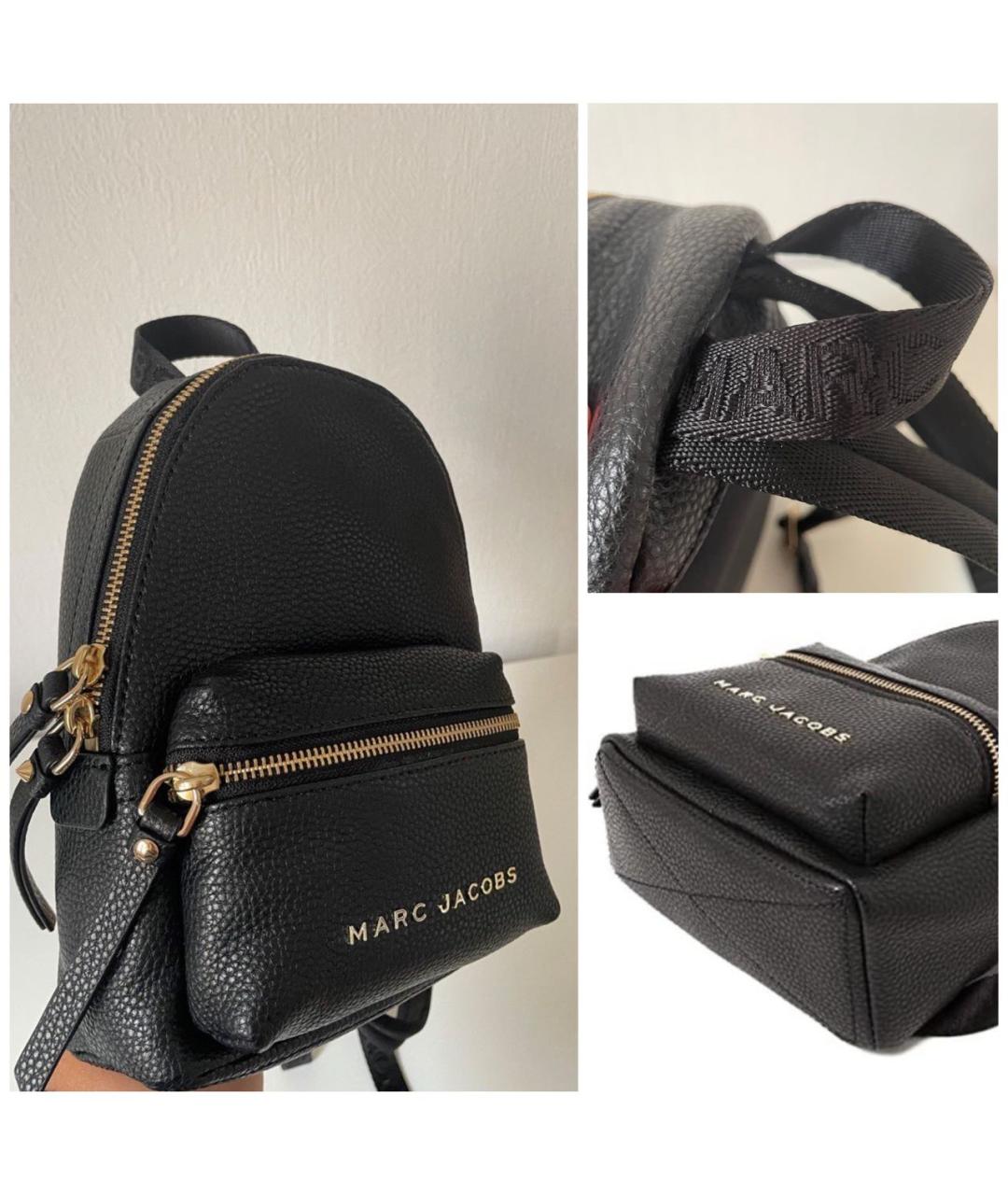MARC JACOBS Черный кожаный рюкзак, фото 8