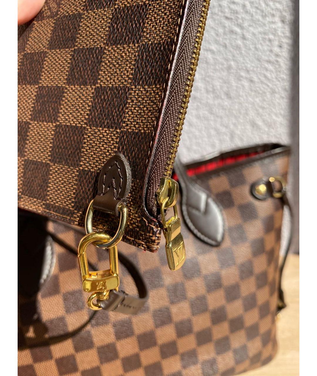 LOUIS VUITTON Коричневая сумка тоут, фото 6