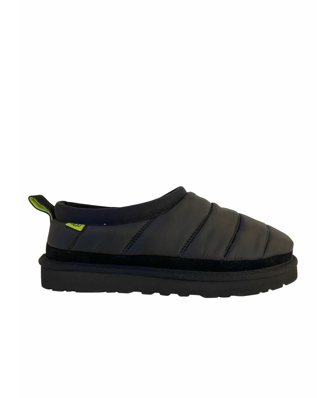 UGG AUSTRALIA Черные синтетические низкие ботинки, фото 1