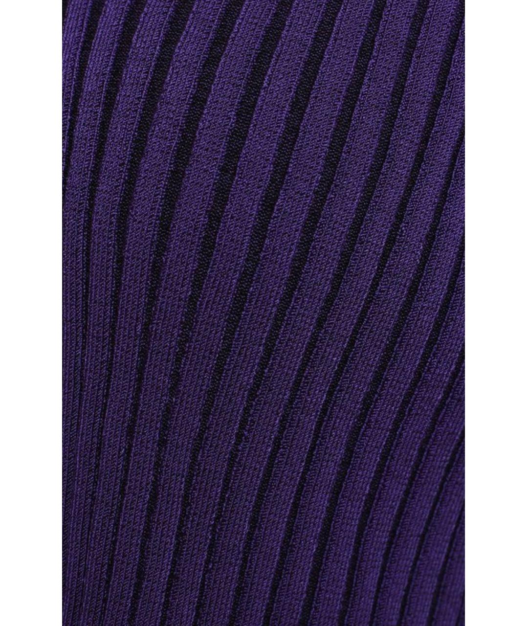 JACQUEMUS Фиолетовый вискозный кардиган, фото 4