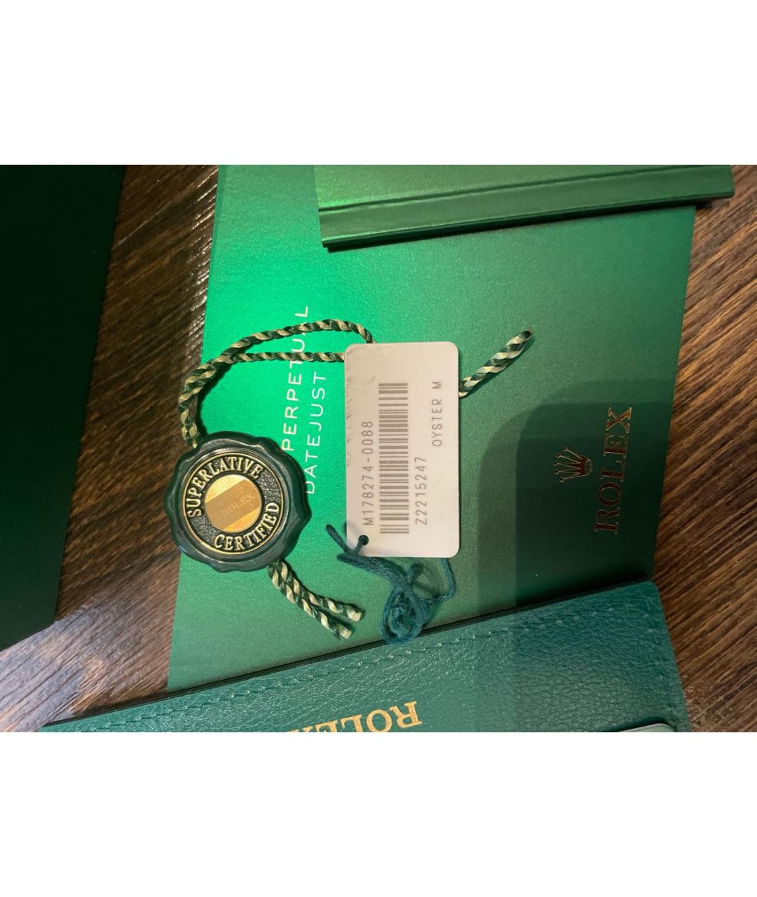 ROLEX Серебряные часы из белого золота, фото 5