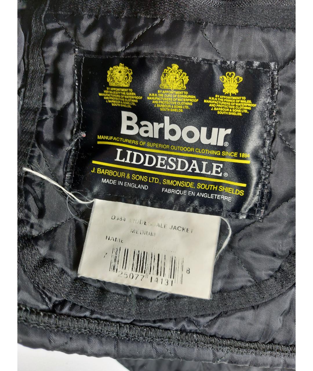 BARBOUR Черная куртка, фото 4