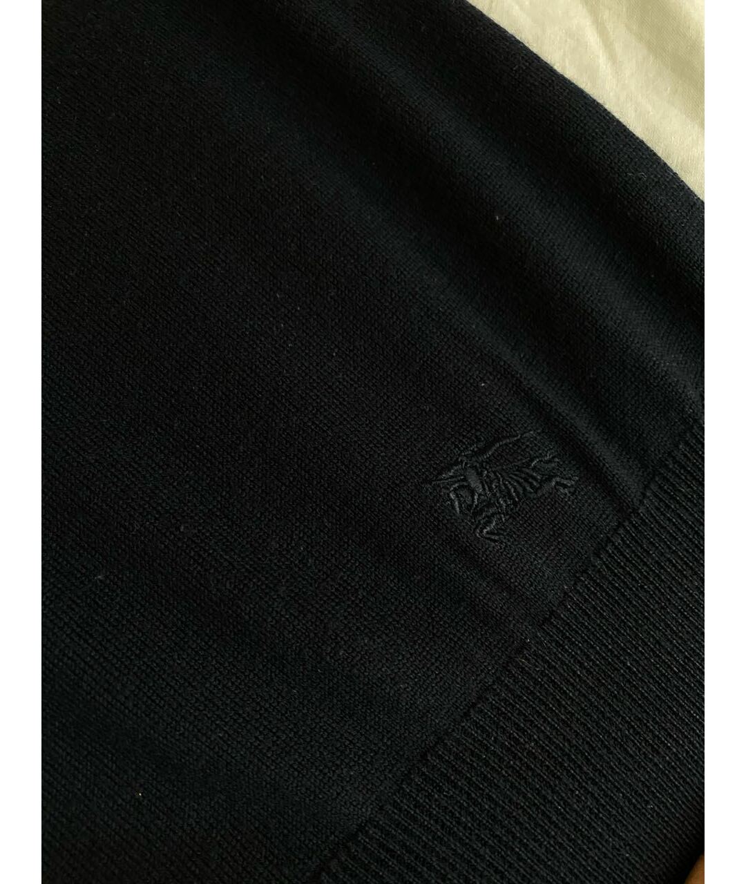 BURBERRY Темно-синий шерстяной джемпер / свитер, фото 8