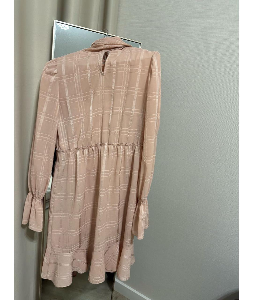 SEE BY CHLOE Розовое полиэстеровое коктейльное платье, фото 2