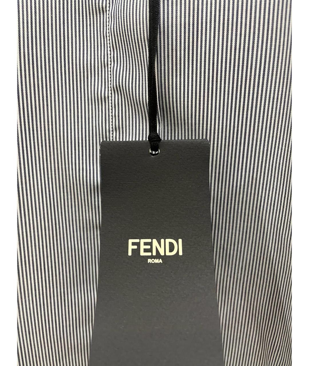 FENDI Белая хлопковая рубашка, фото 4