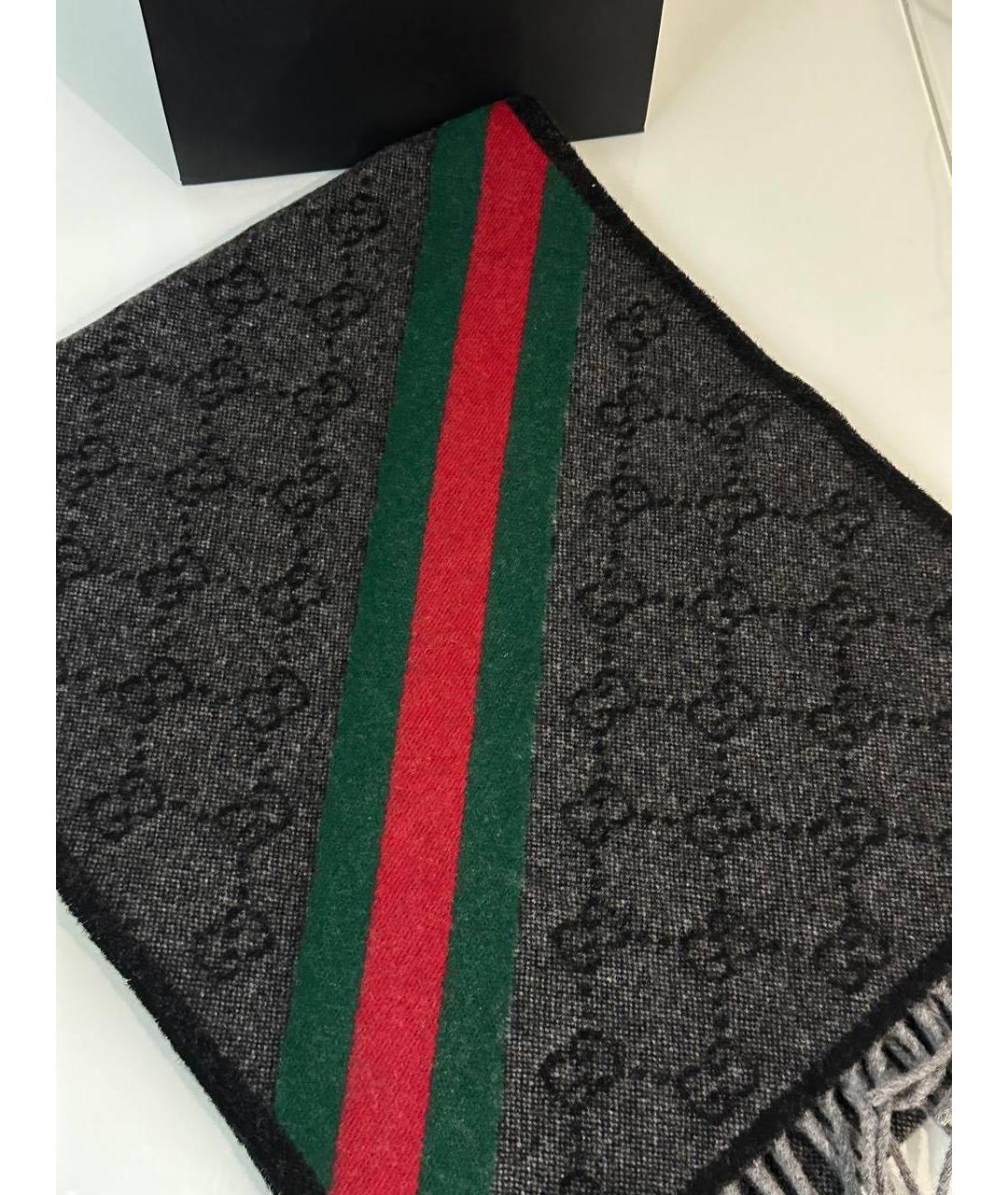 GUCCI Шерстяной шарф, фото 2