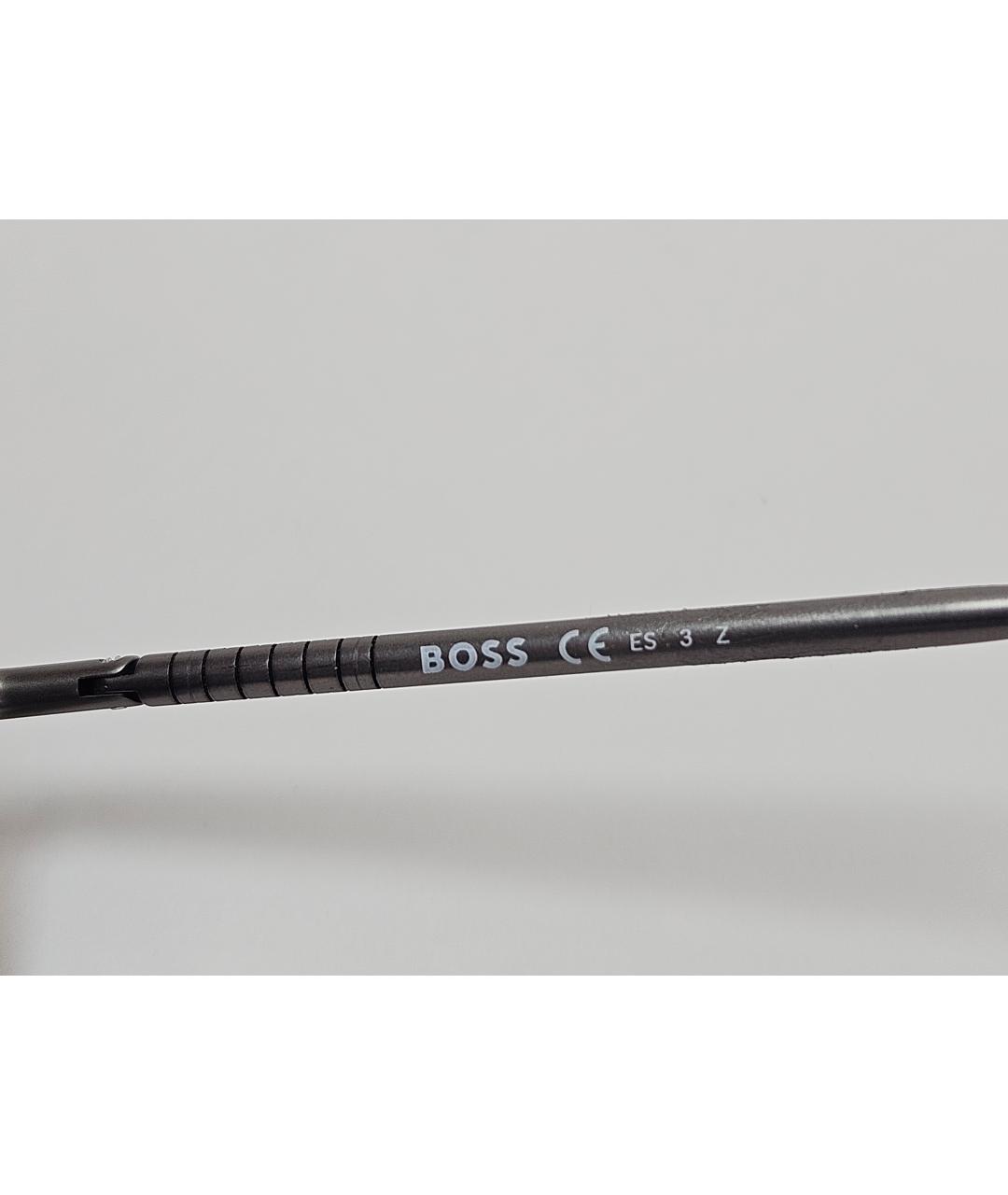 HUGO BOSS Серые металлические солнцезащитные очки, фото 5