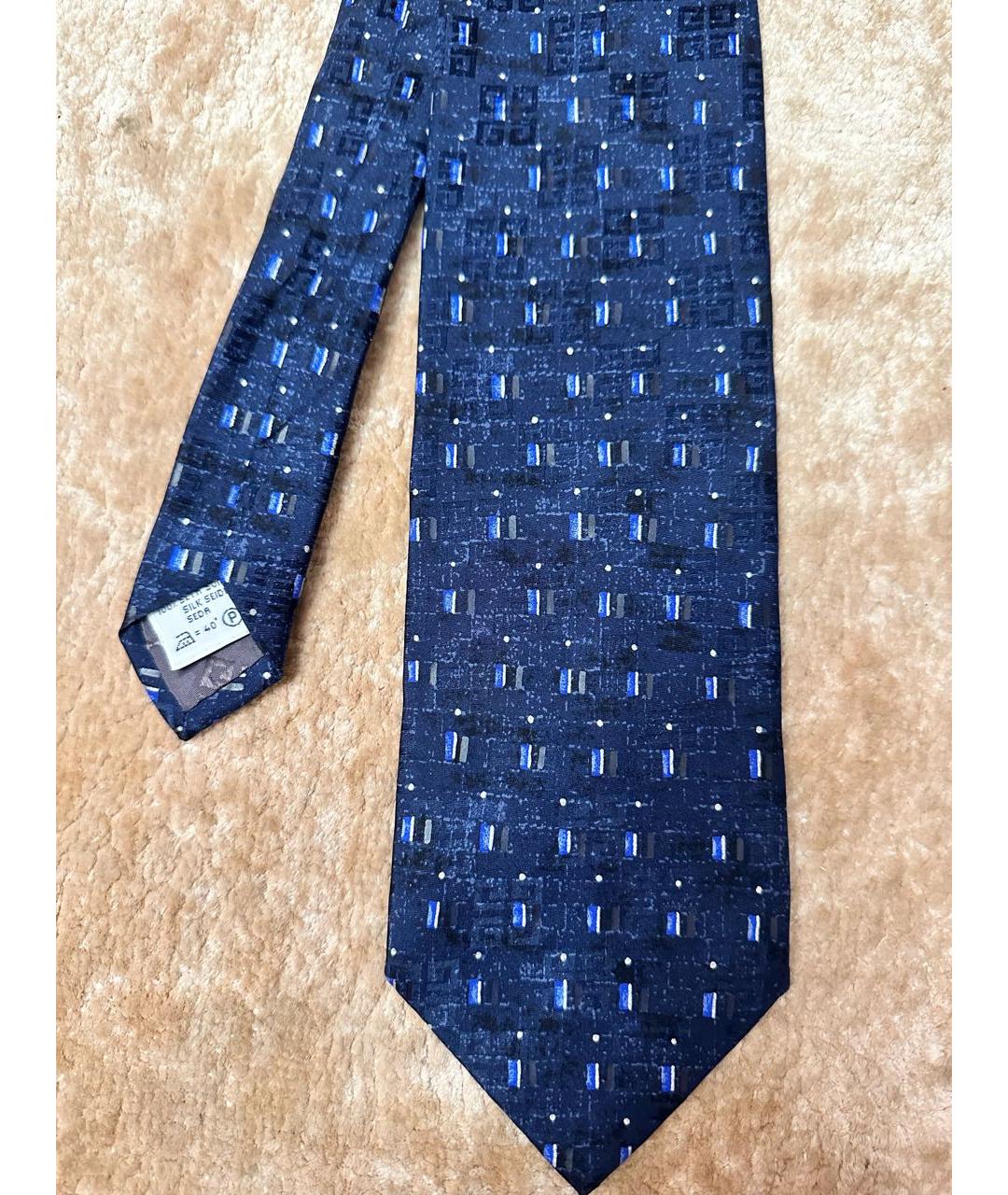 GIVENCHY Темно-синий шелковый галстук, фото 2
