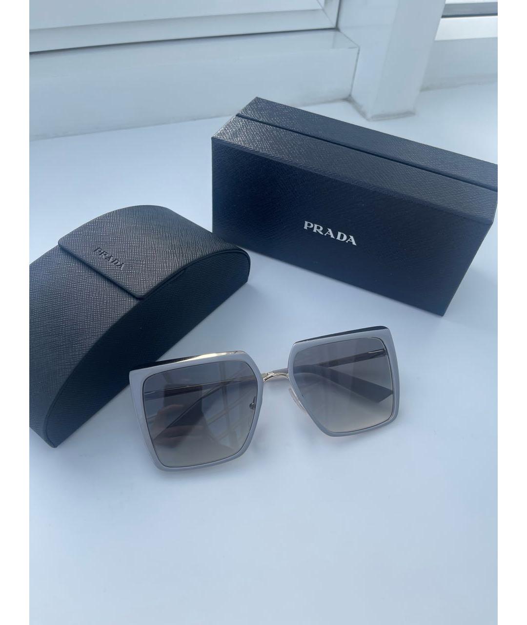PRADA Голубые солнцезащитные очки, фото 3