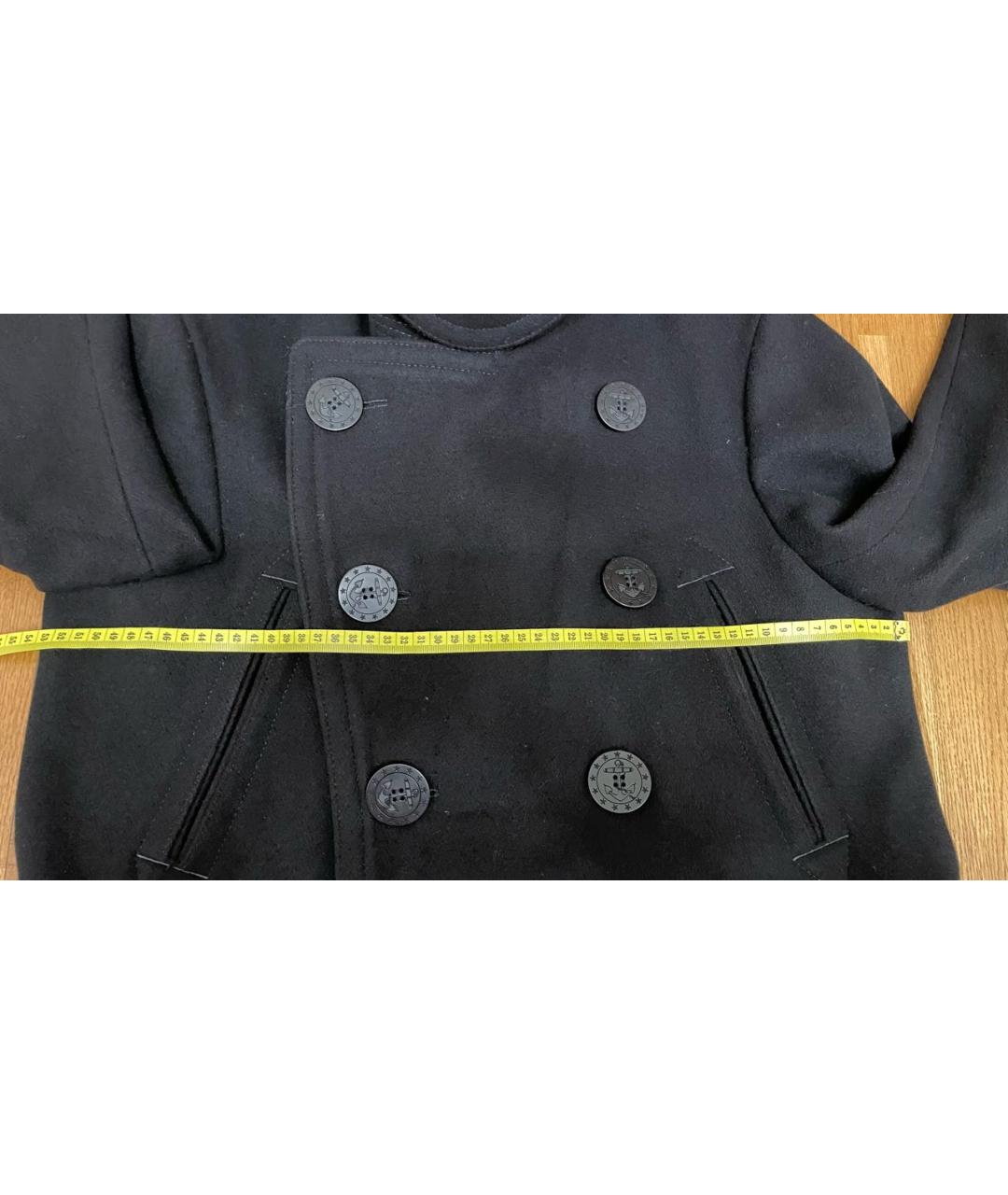 DSQUARED2 Черное шерстяное пальто, фото 6