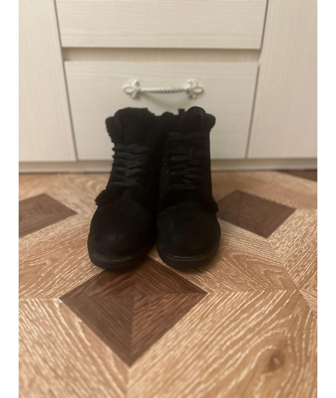 12 STOREEZ Черные замшевые ботинки, фото 2