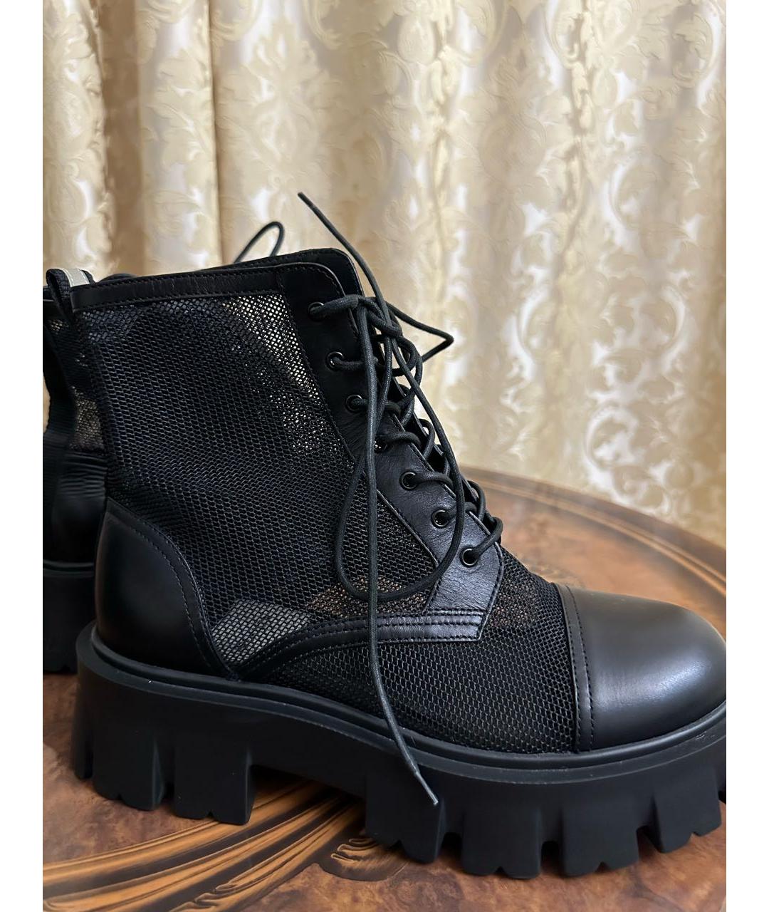 PREMIATA Черные кожаные ботинки, фото 7