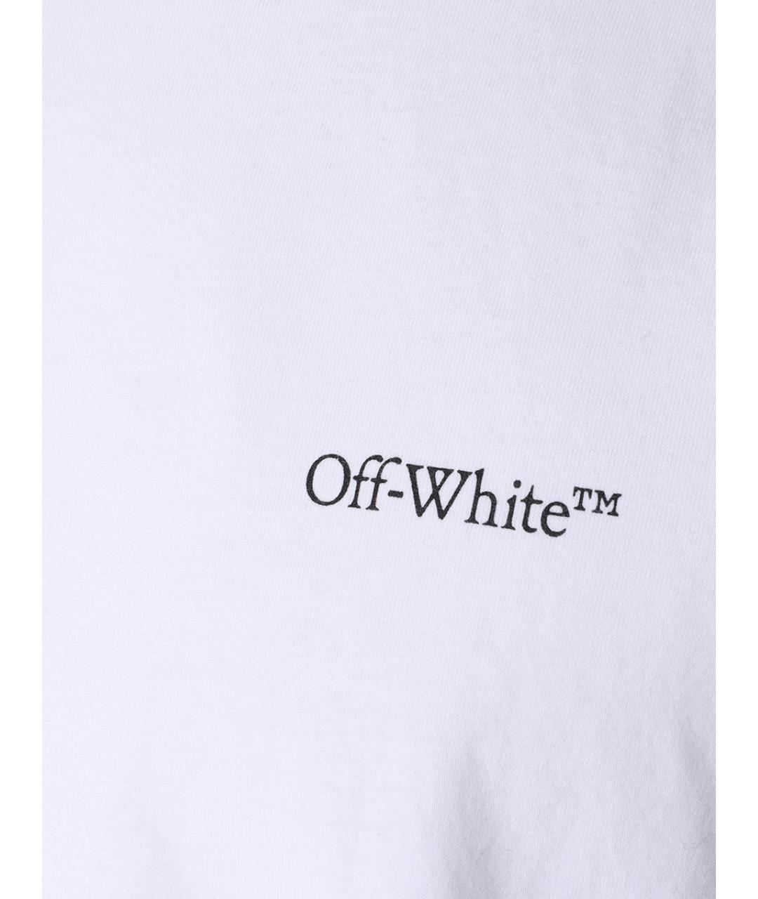 OFF-WHITE Белая футболка, фото 5