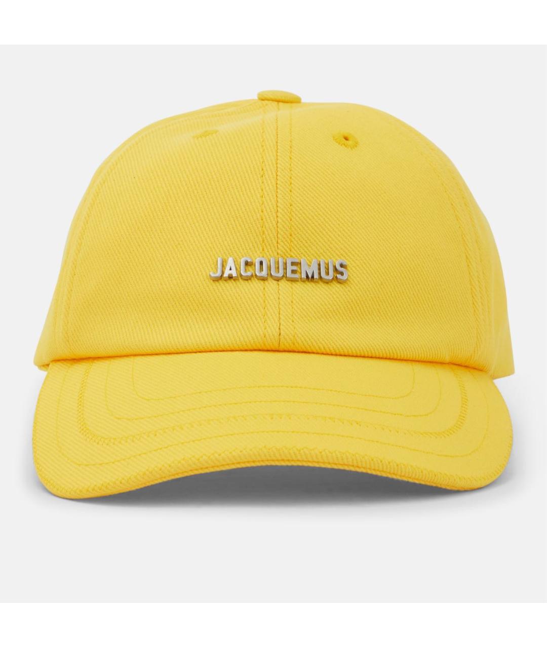 JACQUEMUS Желтая хлопковая кепка, фото 7