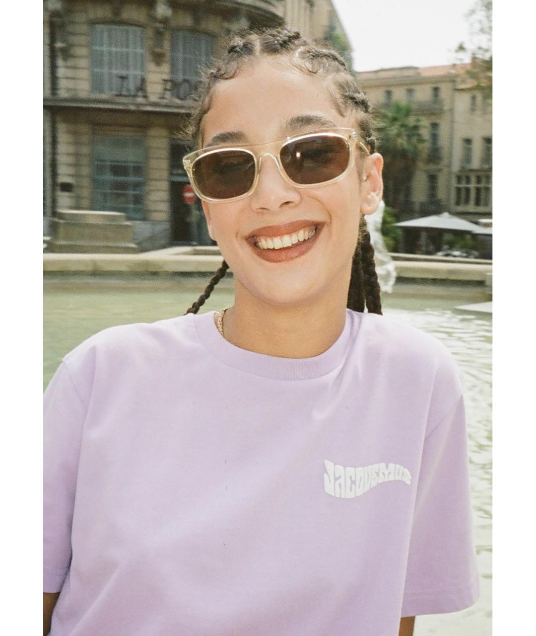 JACQUEMUS Хлопковая футболка, фото 4