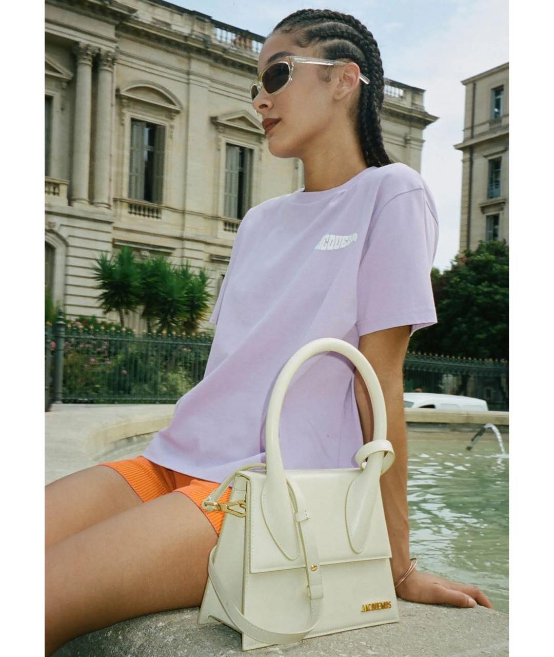 JACQUEMUS Хлопковая футболка, фото 5