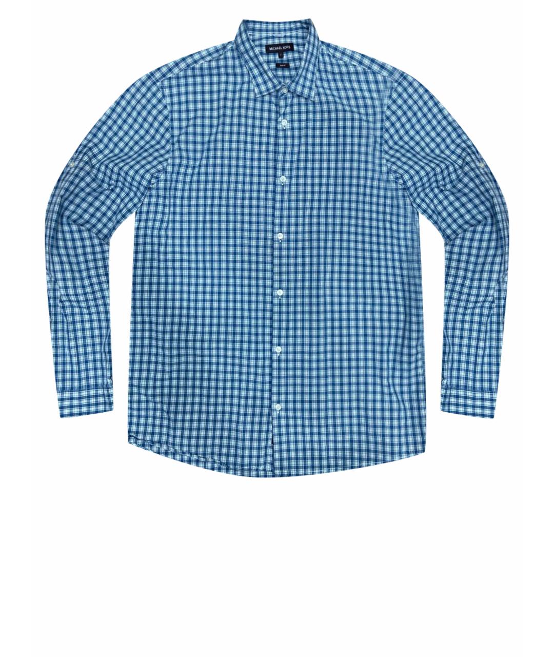 MICHAEL KORS Синяя хлопковая кэжуал рубашка, фото 1
