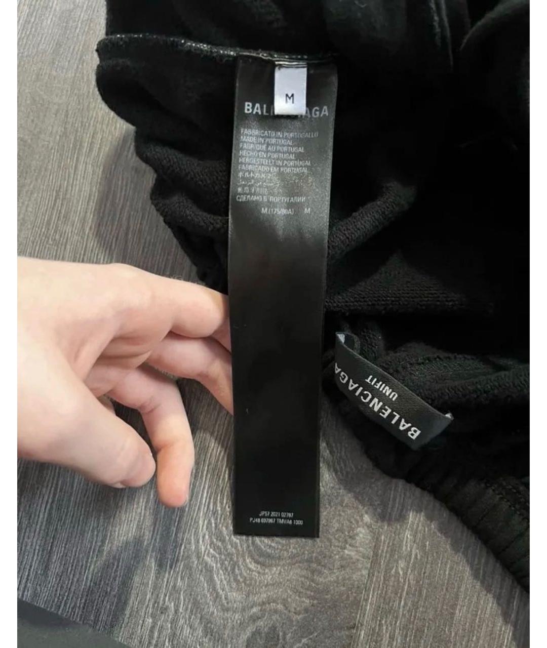 BALENCIAGA Черные повседневные брюки, фото 6