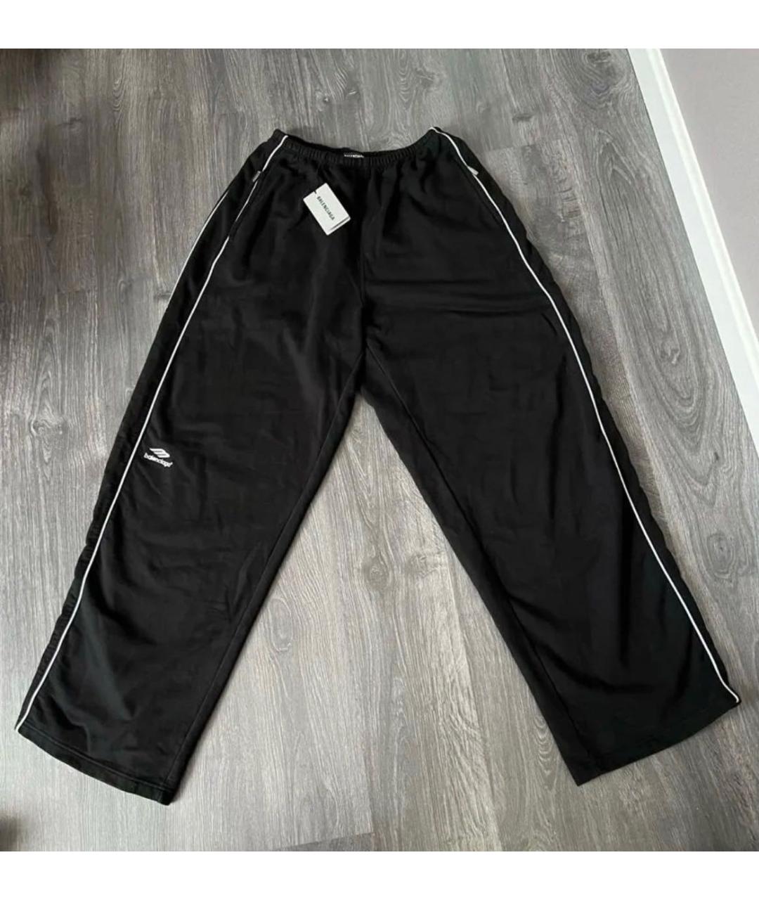 BALENCIAGA Черные повседневные брюки, фото 9
