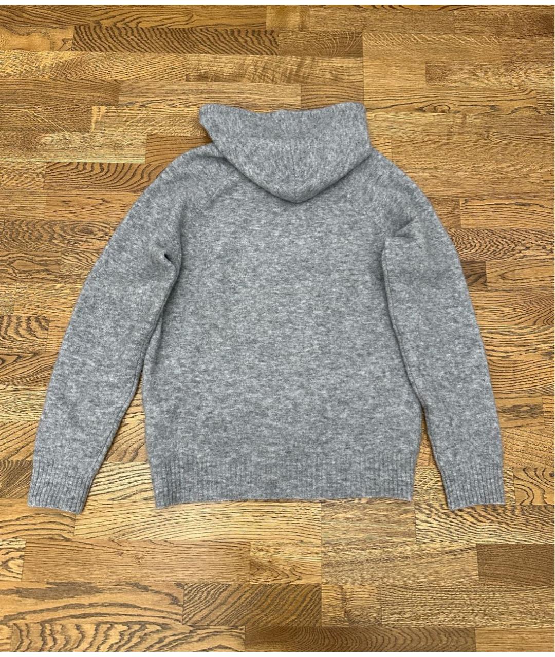 PANICALE Серый шерстяной джемпер / свитер, фото 2