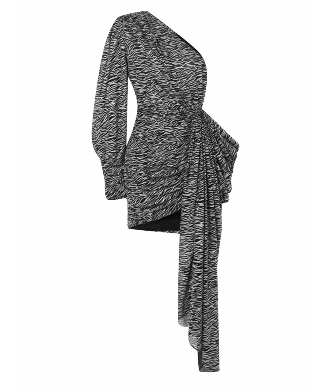 REDEMPTION Серебряное полиэстеровое коктейльное платье, фото 1