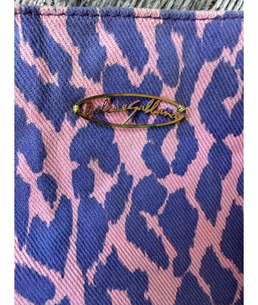 DOLCE&GABBANA Хлопковая пляжная сумка, фото 5