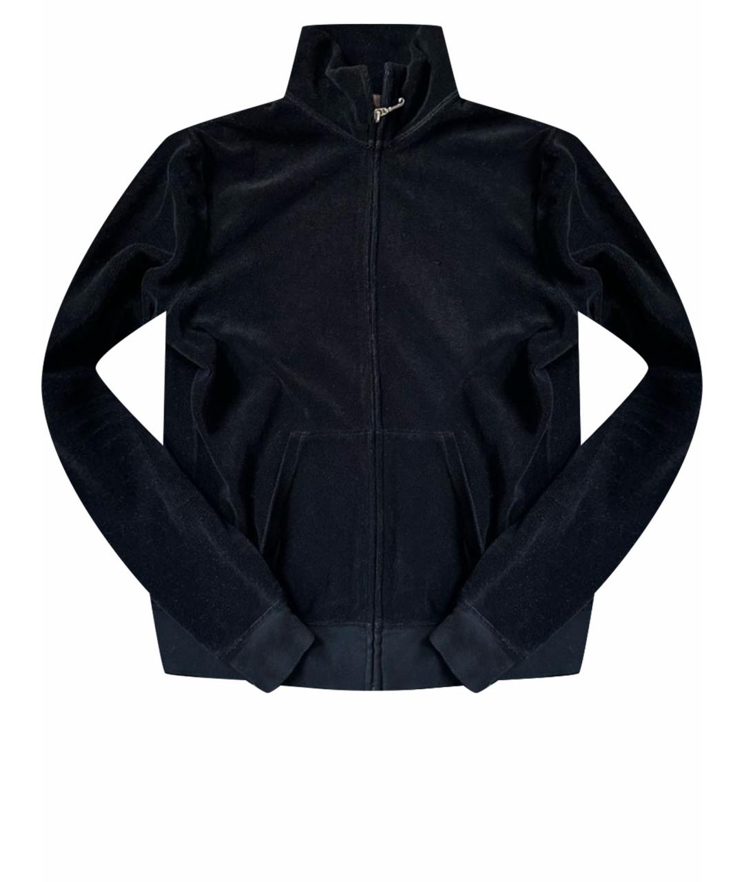JUICY COUTURE Черная хлопко-эластановая спортивная куртка, фото 1