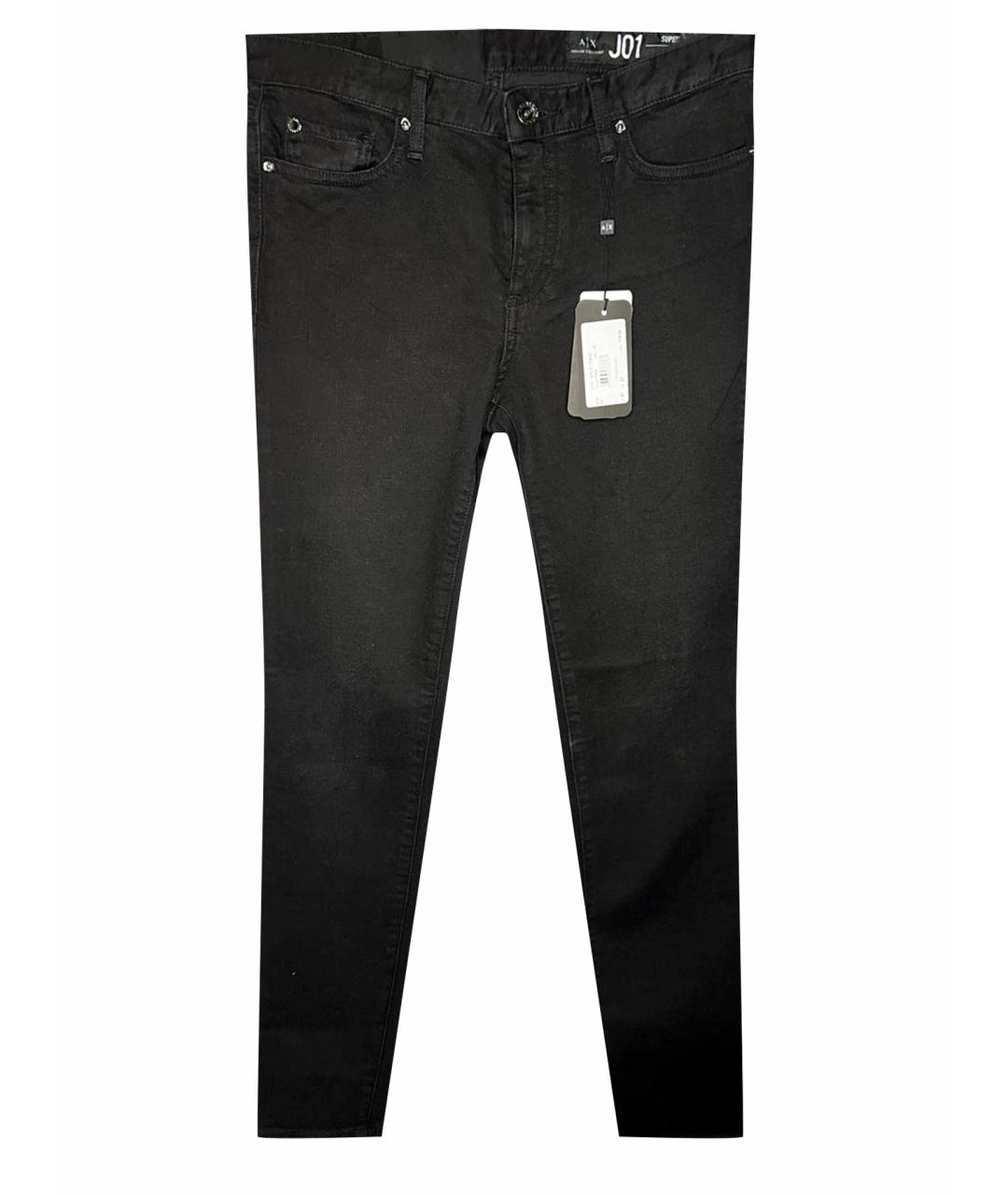 ARMANI EXCHANGE Черные хлопковые джинсы слим, фото 1