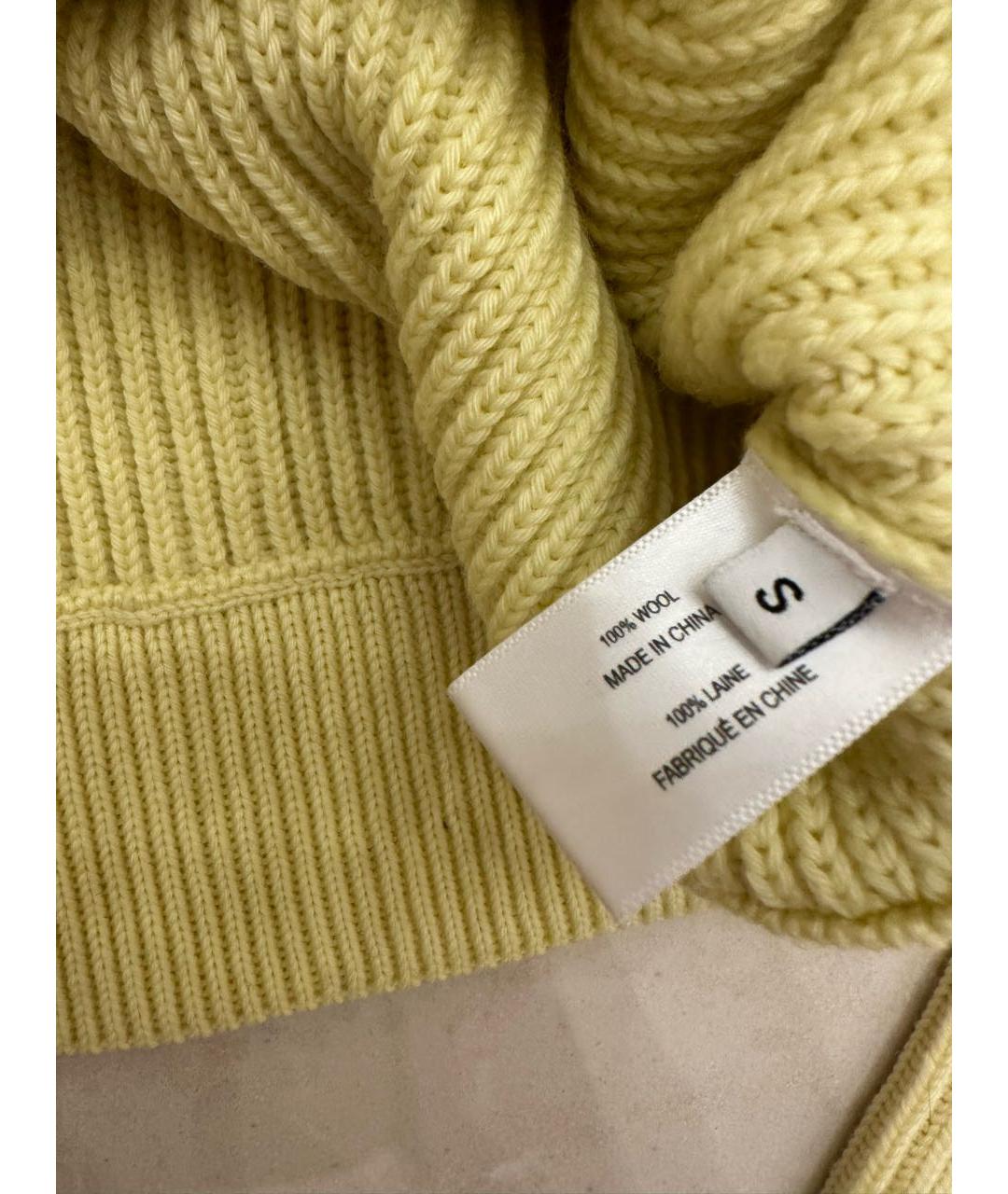 PROENZA SCHOULER Желтый шерстяной джемпер / свитер, фото 4